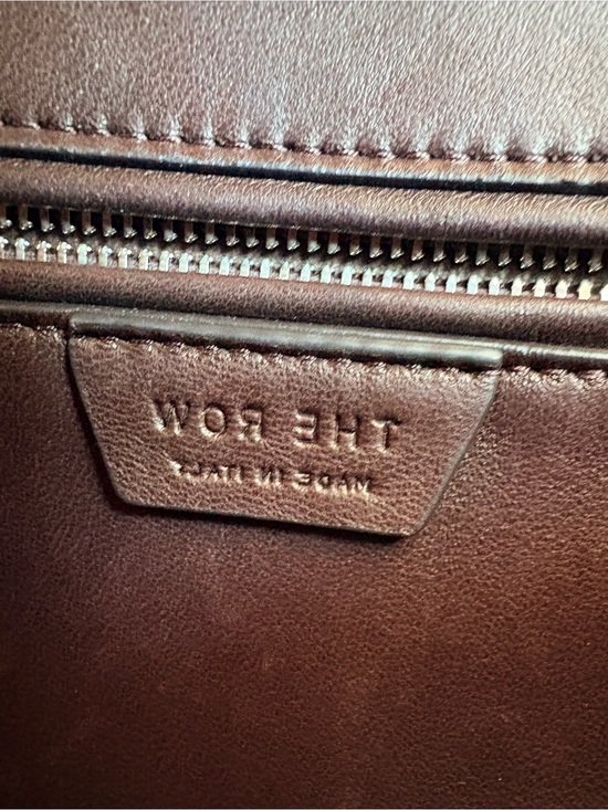 The Row Handbags - The Row Chocolate Brown Leather Men's Wallet Organizer